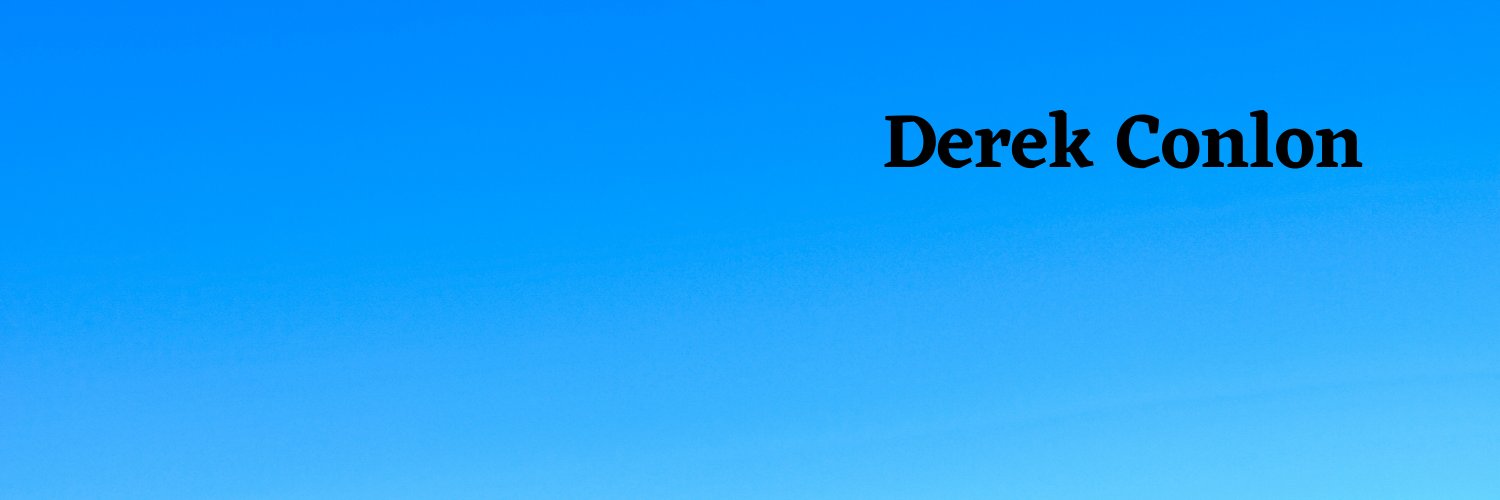 DerekJConlon's profile banner image