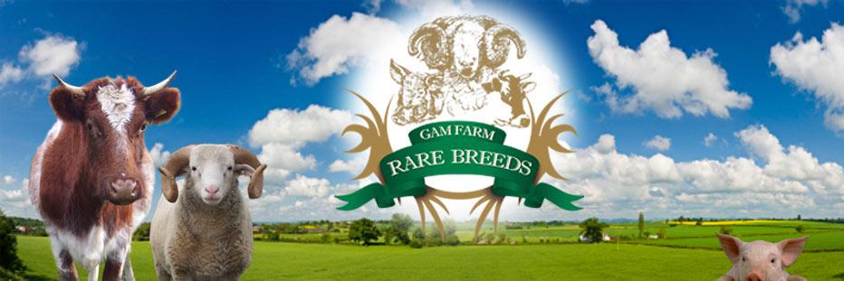 Gam Farm Rare Breeds banner