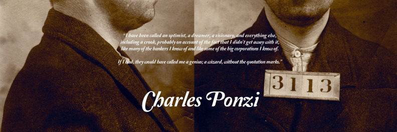 Charles Ponzi banner