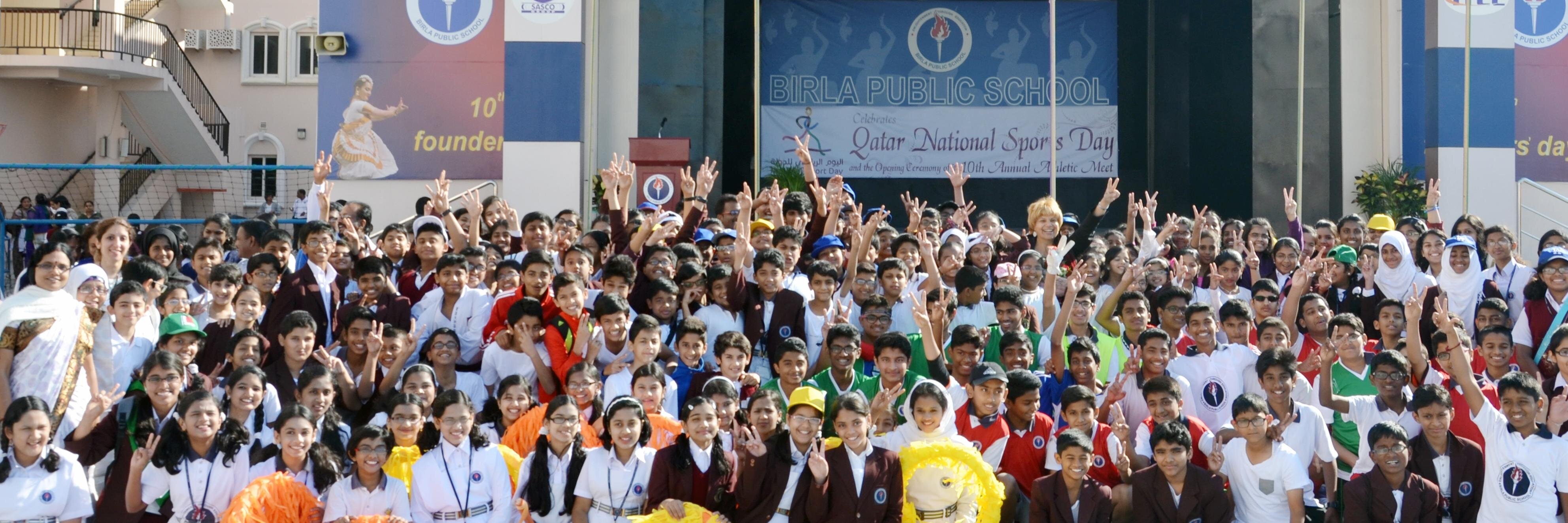 Birla Public School banner