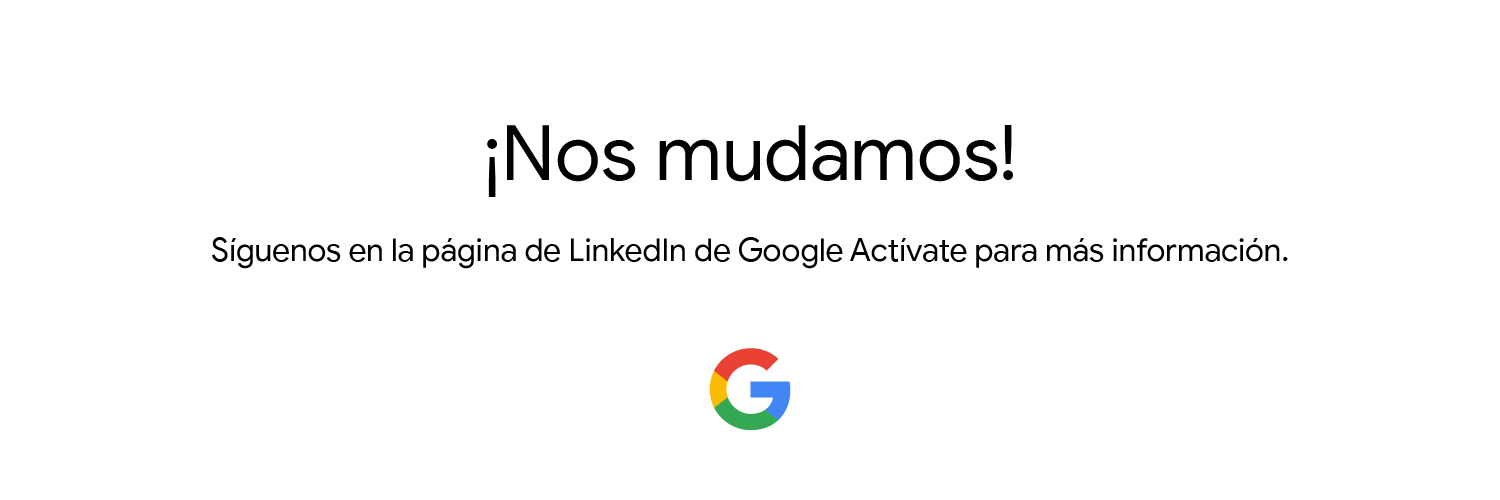 Google Actívate banner