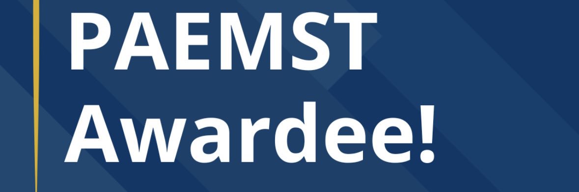 Sharon Collins, PAEMST banner