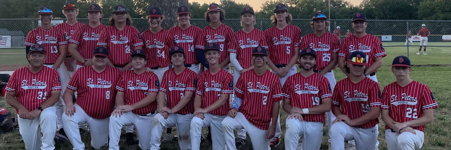 Post 313 Baseball's banner
