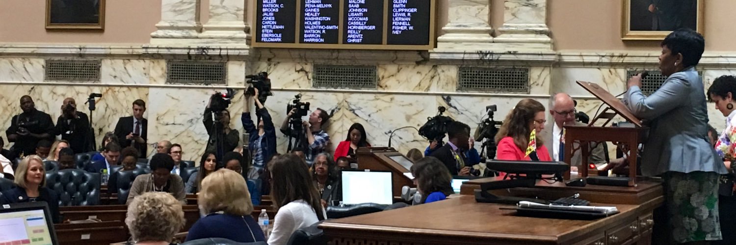 Speaker Adrienne A. Jones's banner