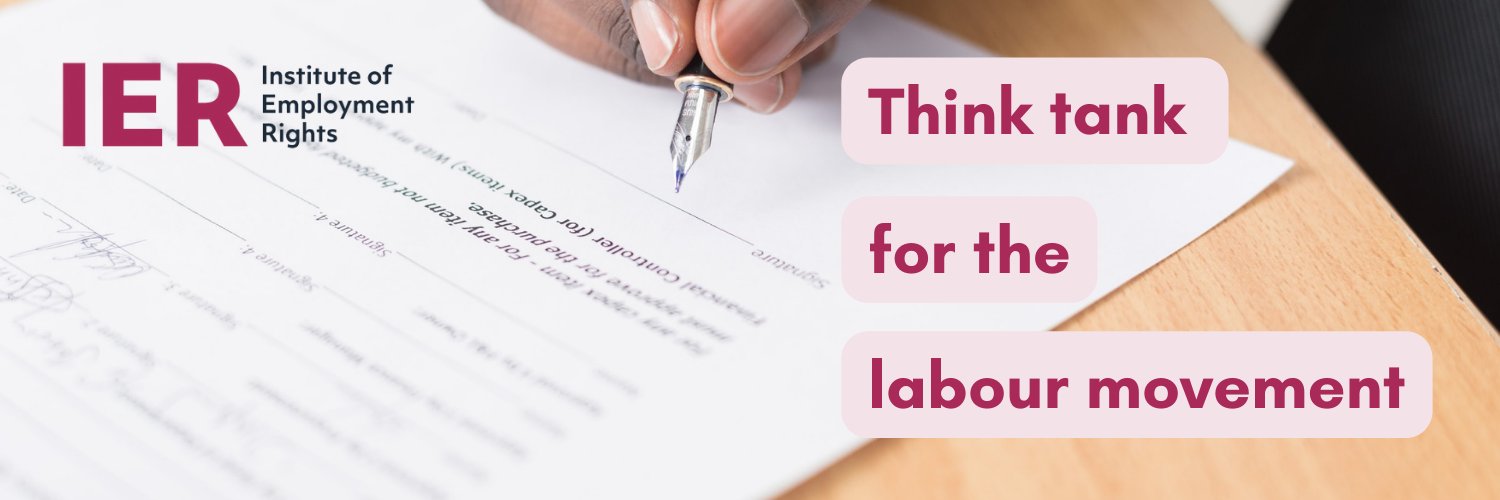 Institute of Employment Rights's banner