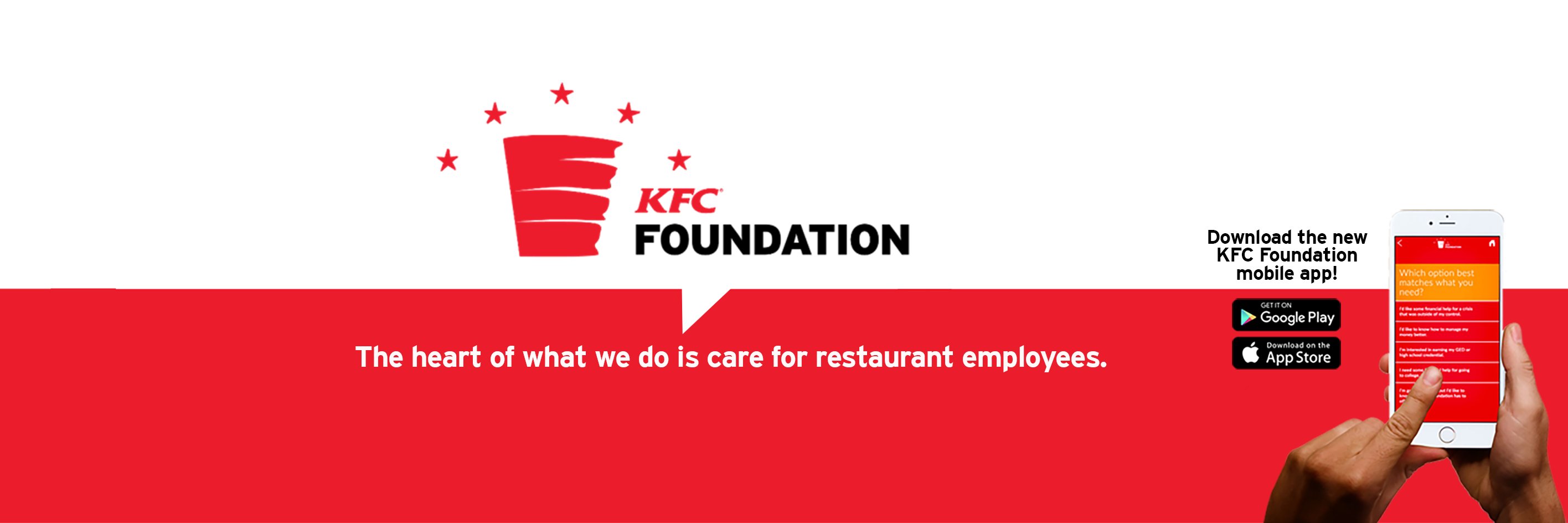 KFC Foundation banner