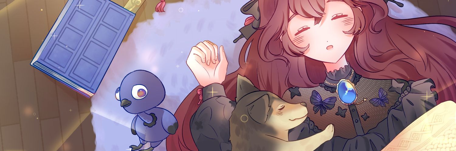 April 🕰️ Time Lady Vtuber ⏳ 🍉 banner