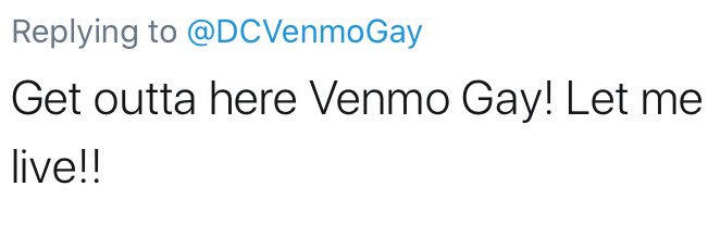Venmo Gay banner
