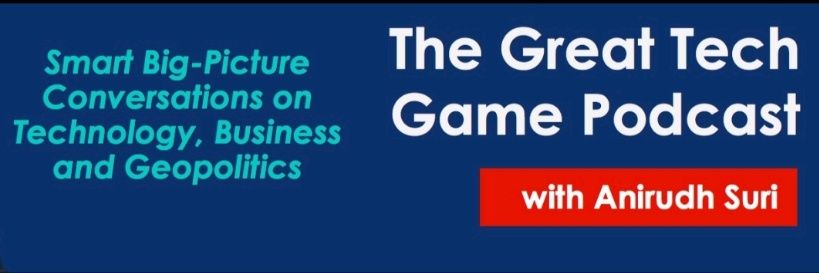 Anirudh Suri | Author, The Great Tech Game's banner