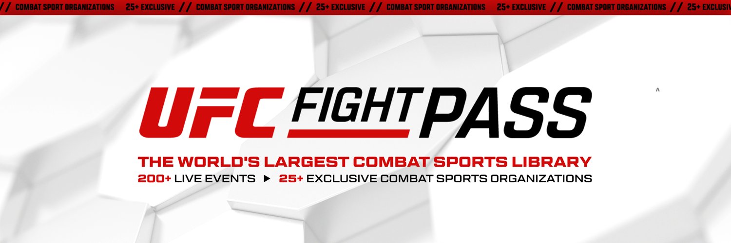 UFC FIGHT PASS Profile Banner