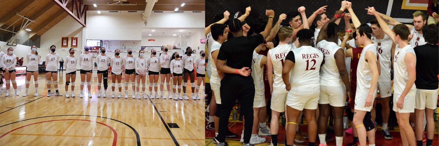 Regis College Volleyball banner
