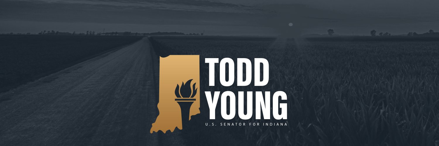 Senator Todd Young banner