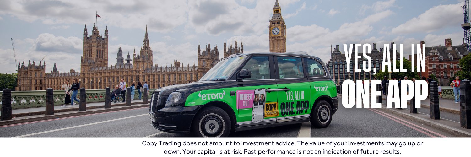 eToro's banner