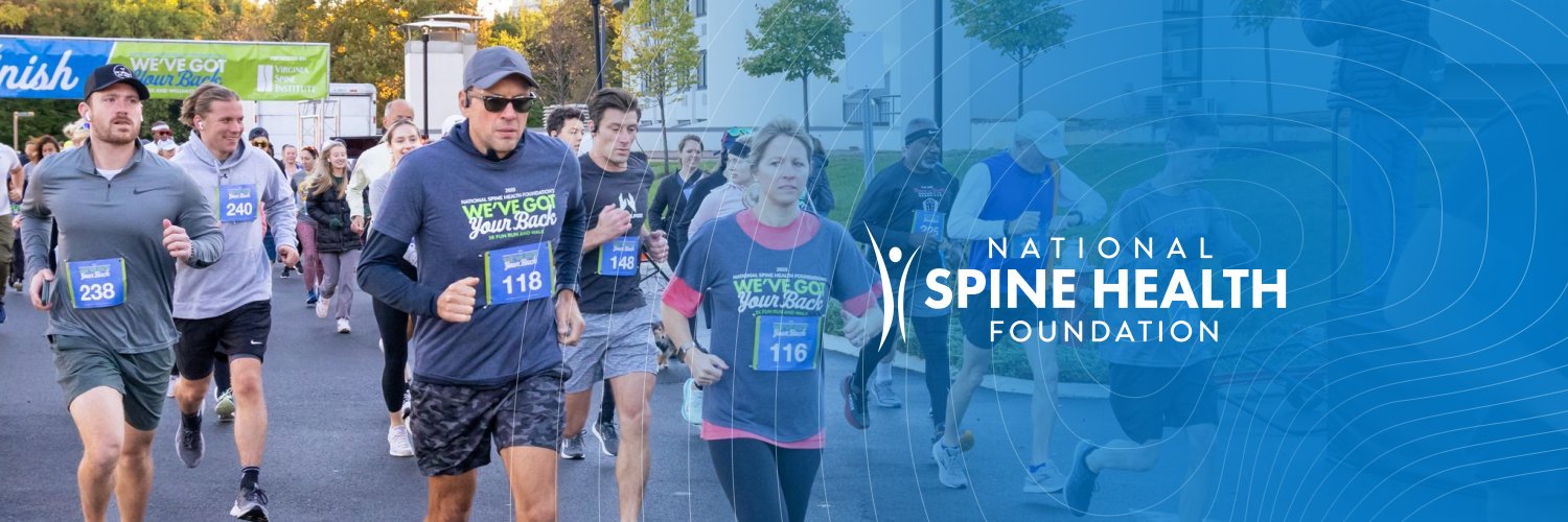 National Spine Health Foundation's banner