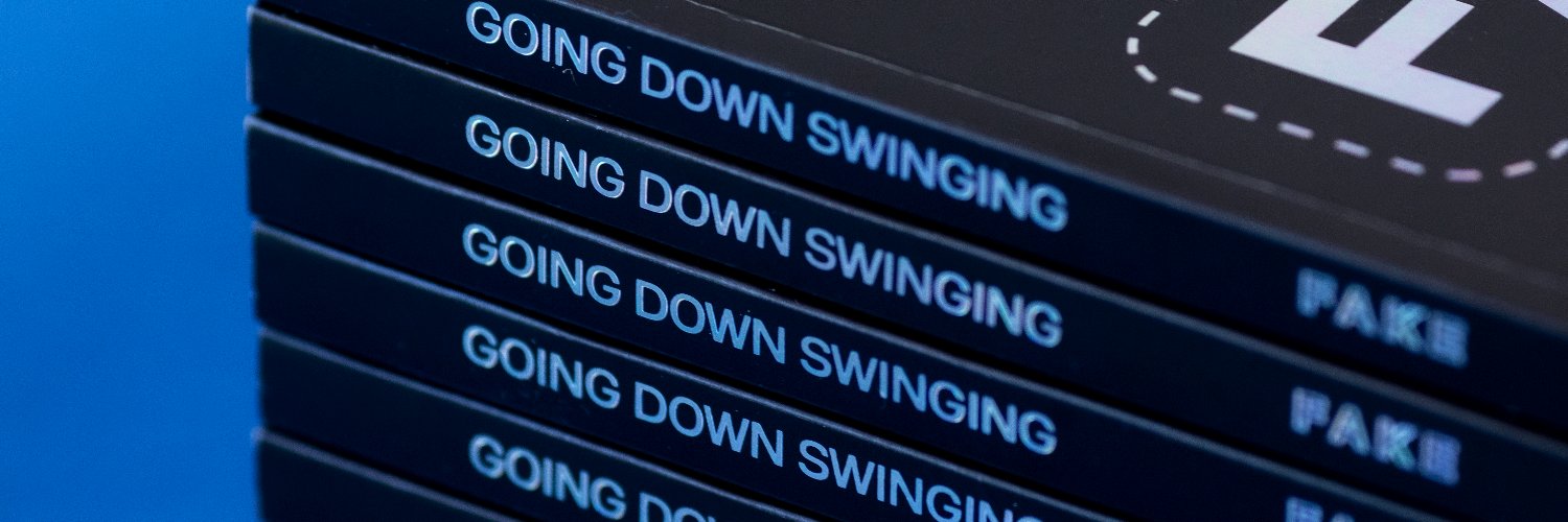 Going Down Swinging banner