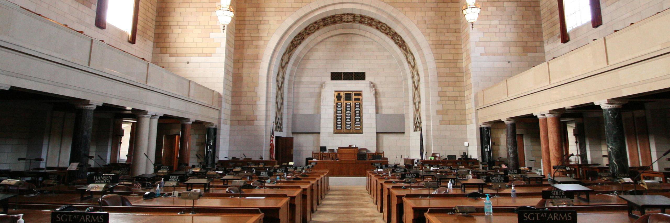 Nebraska Legislature banner