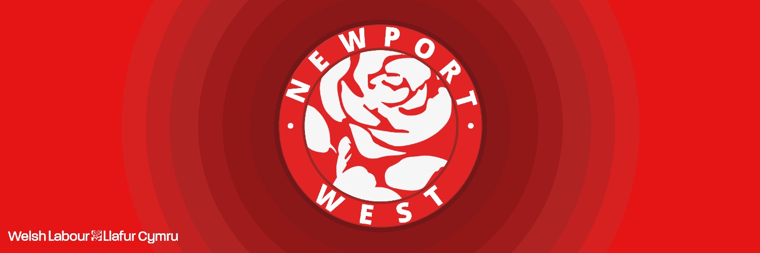 Newport West and Islwyn Labour banner