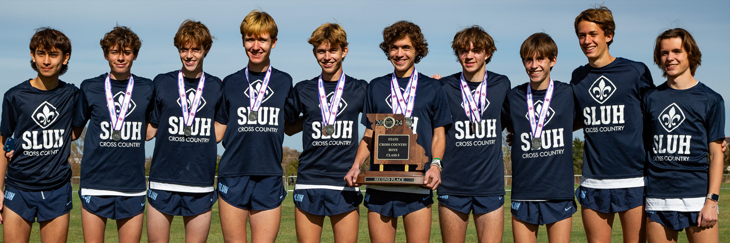 SLUH XC and Track's banner