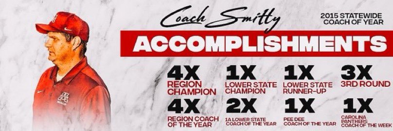 Coach Smitty's banner