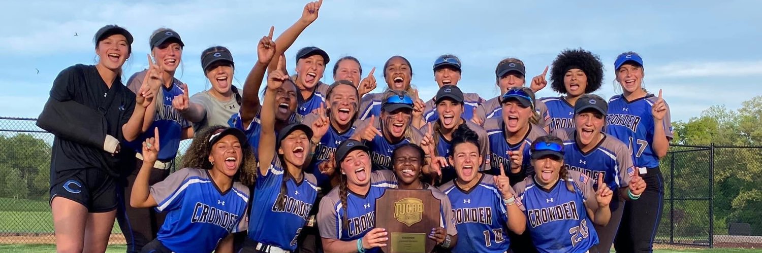 Crowder softball banner