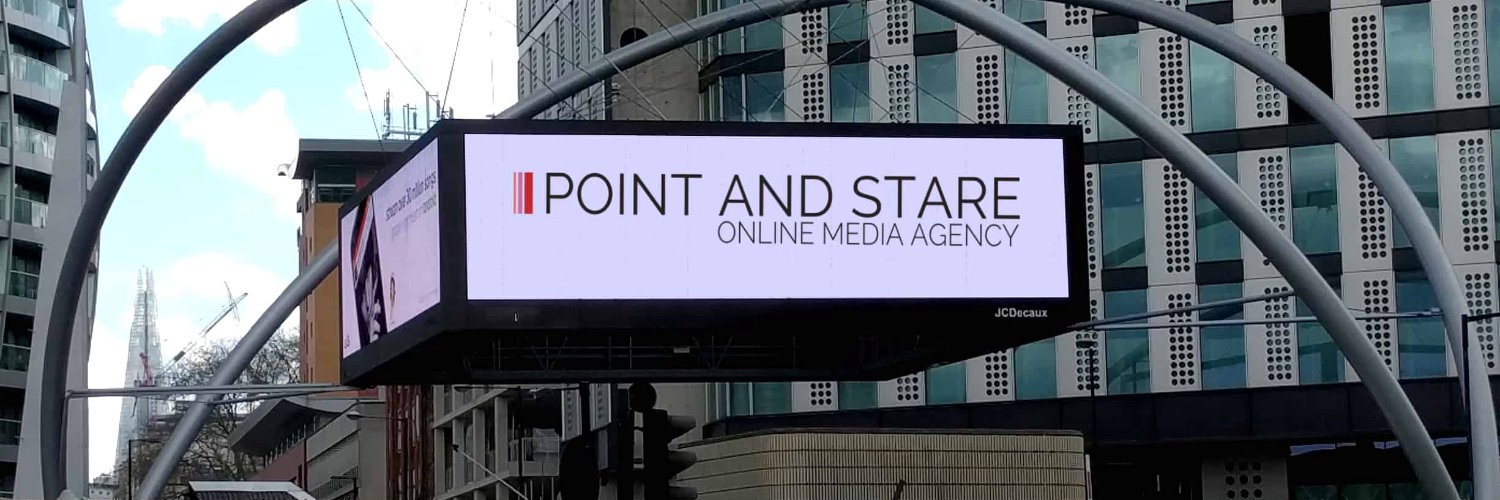 Point and Stare banner
