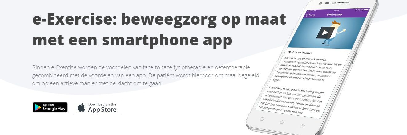 e-Exercise onderzoek banner
