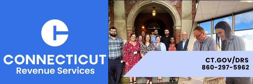 CT Department of Revenue Services banner