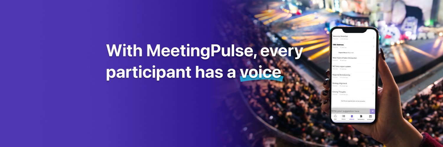 MeetingPulseApp's profile banner image