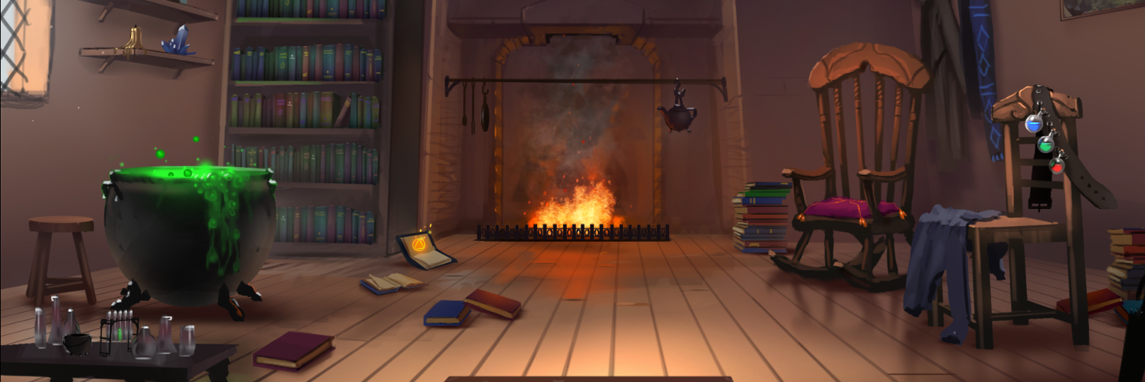 Potions: A Curious Tale - Stumbling Cat banner