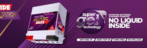 Exide Battery banner