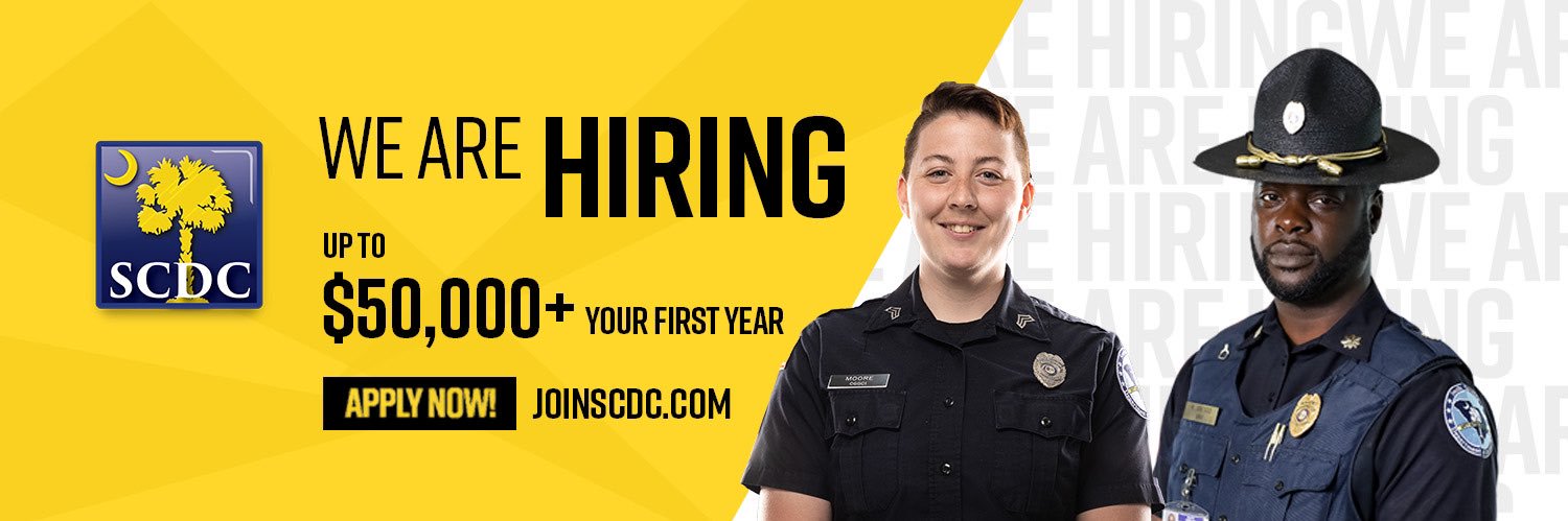 S.C. Department of Corrections banner