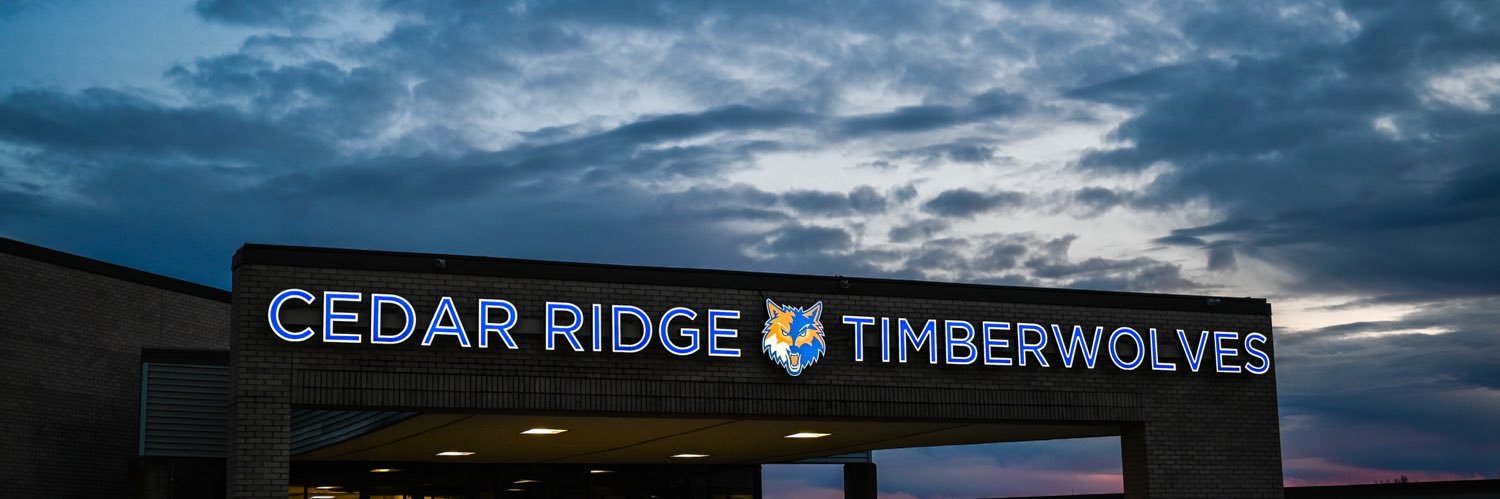 Cedar Ridge School District banner