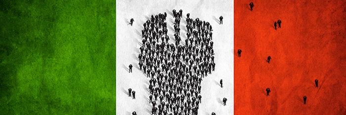 Anonymous Italy banner