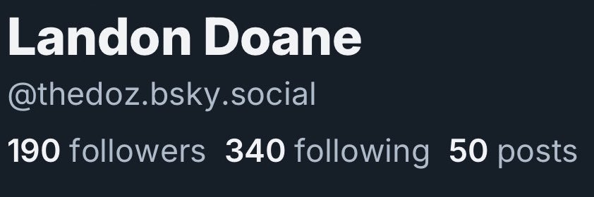 Landon Doane banner