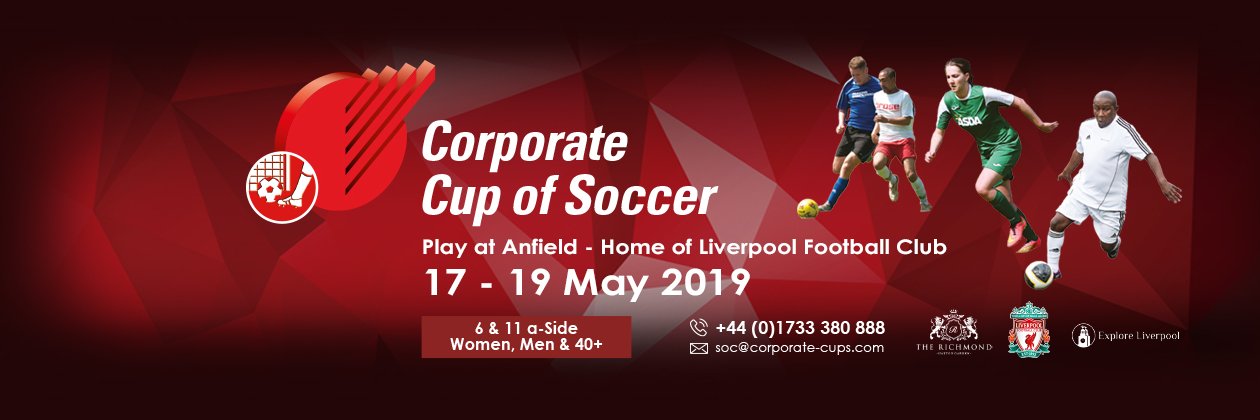 Corporate Cup of Soccer banner