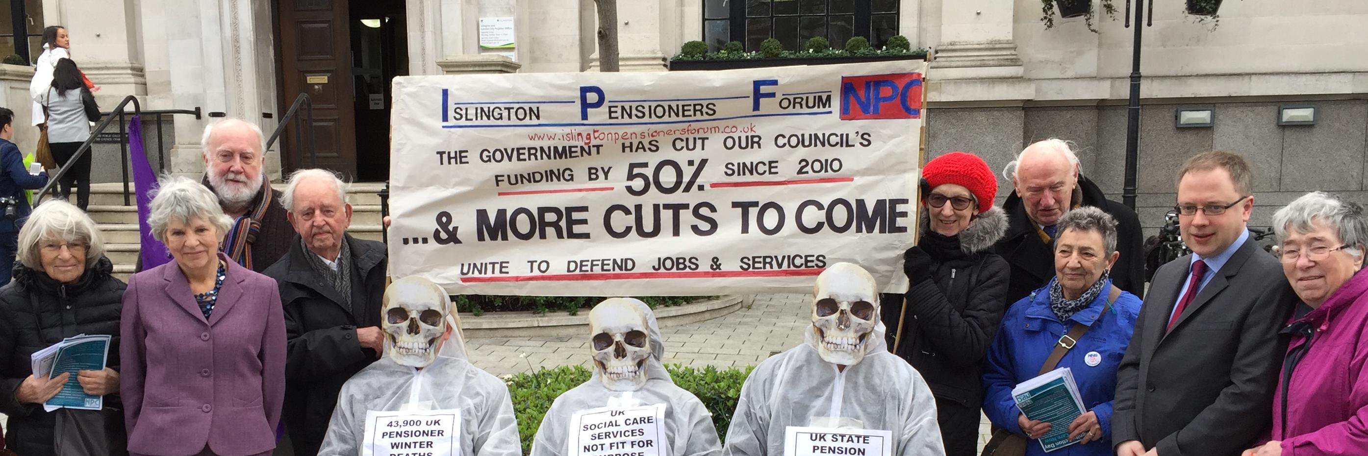 Islington Pensioners banner