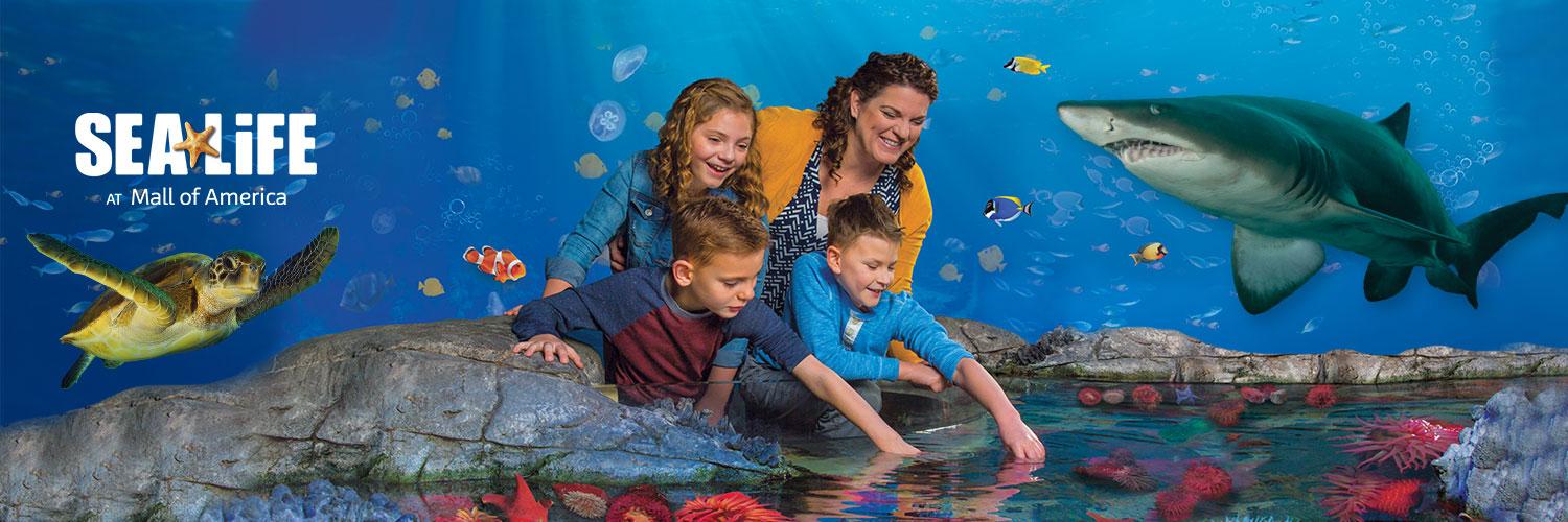 SEA LIFE at Mall of America banner