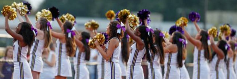 Lake Braddock Cheer banner