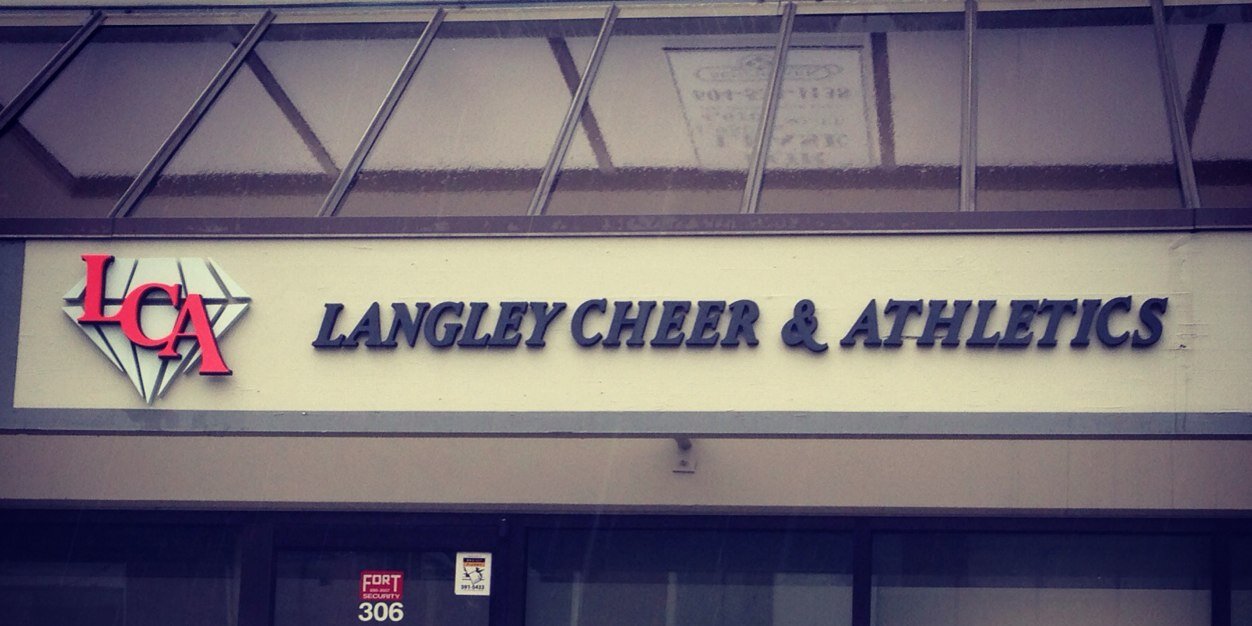 Langley Cheer banner