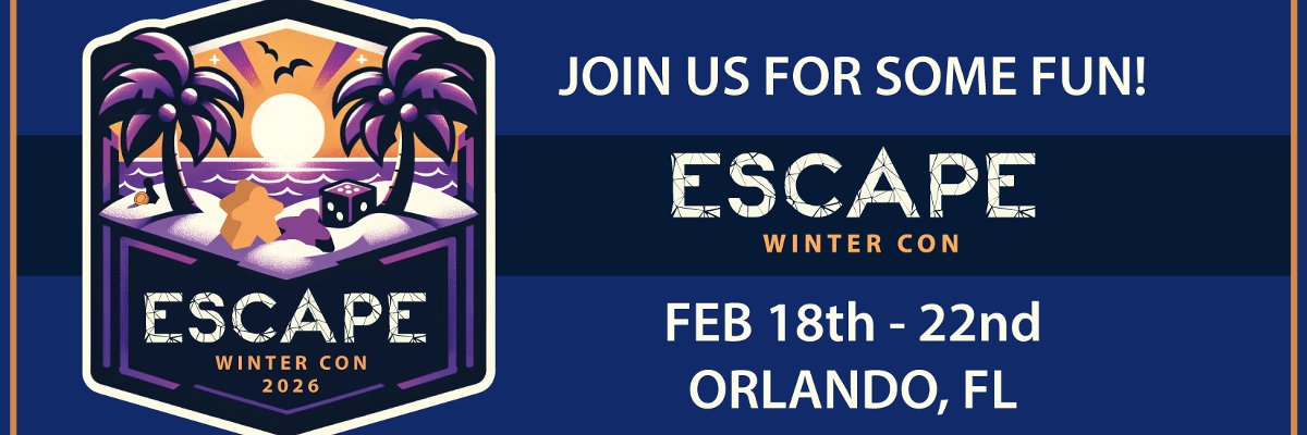 Escape Winter Con banner