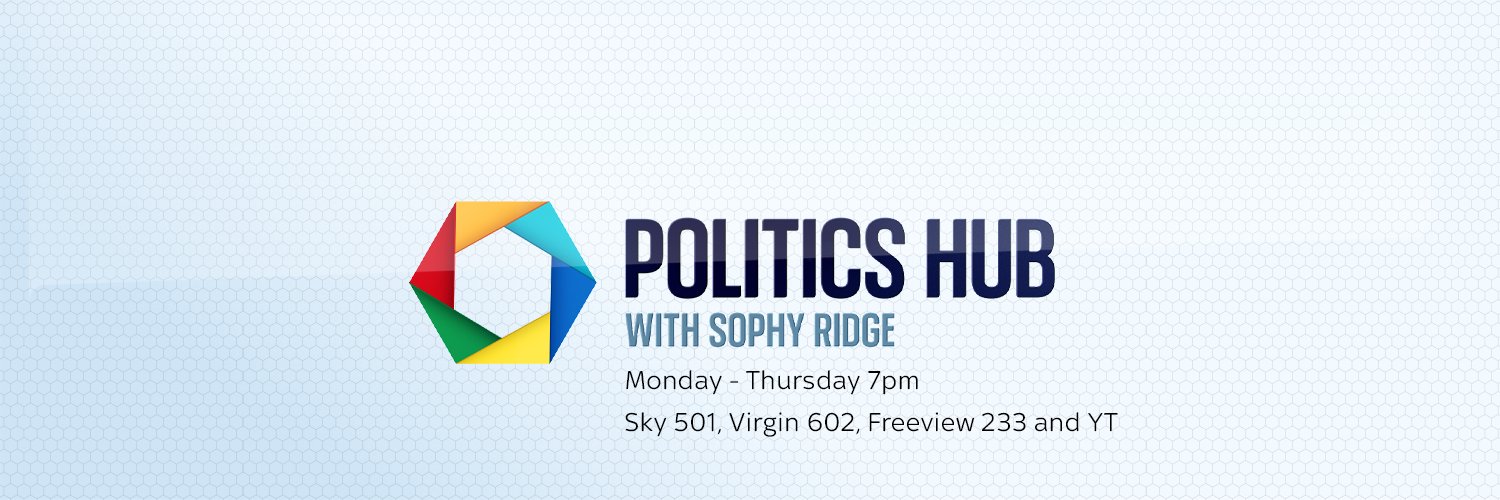 Politics Hub with Sophy Ridge's banner