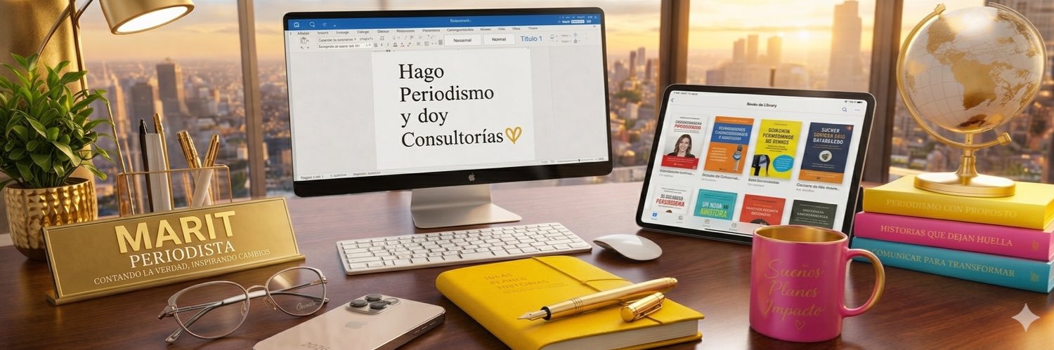 Marit Periodista 💙 banner