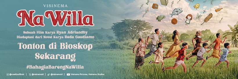 #BahagiaBarengNaWilla di Bioskop Sekarang! banner