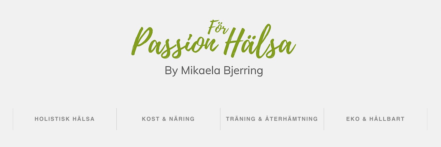 Passion för hälsa banner