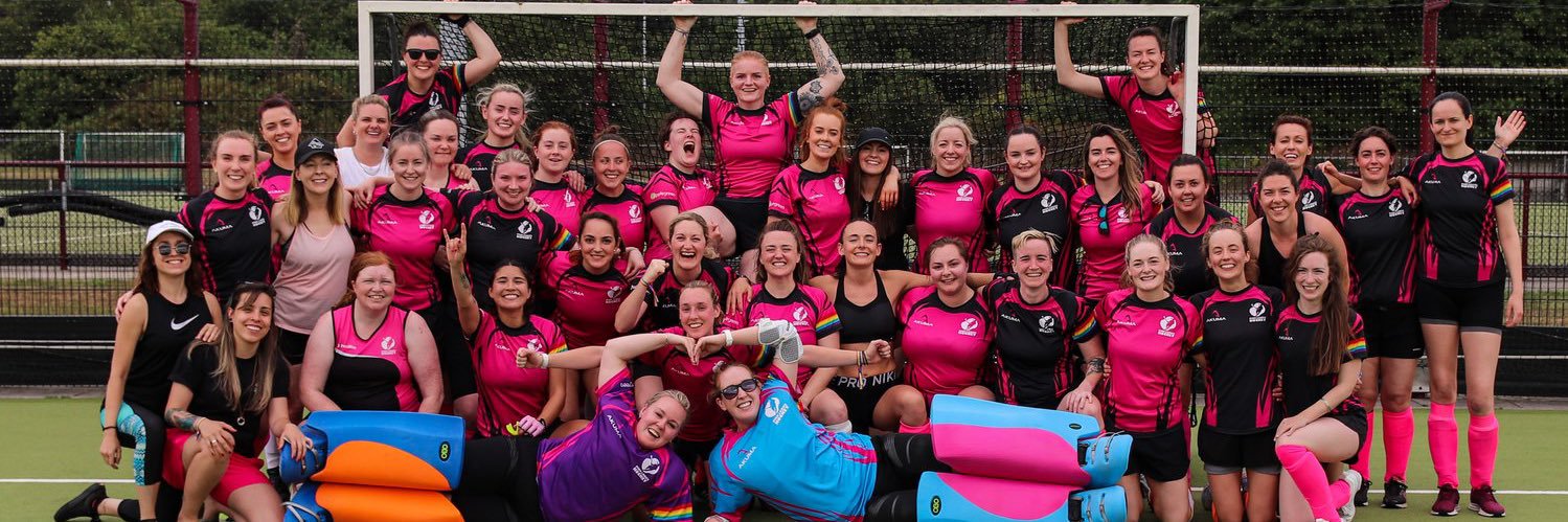 Pink Ladies Hockey banner