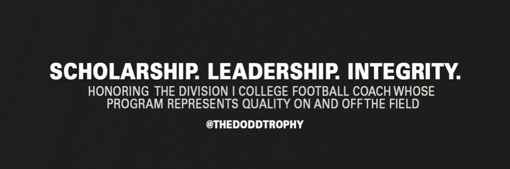The Dodd Trophy banner