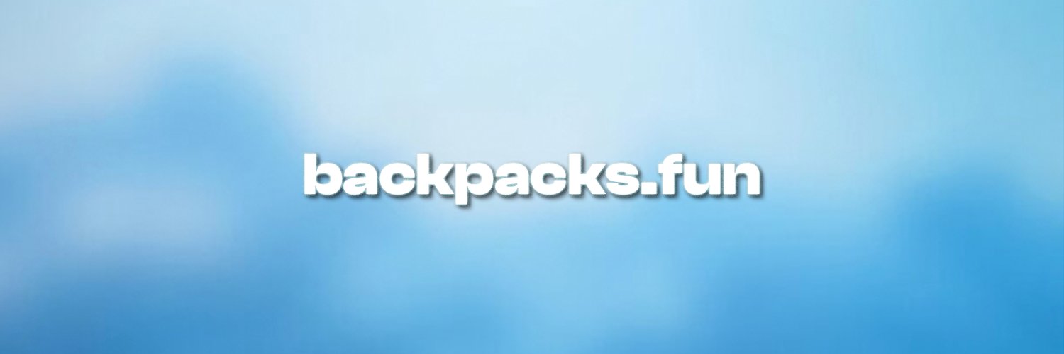 Twitter banner for @backpacks
