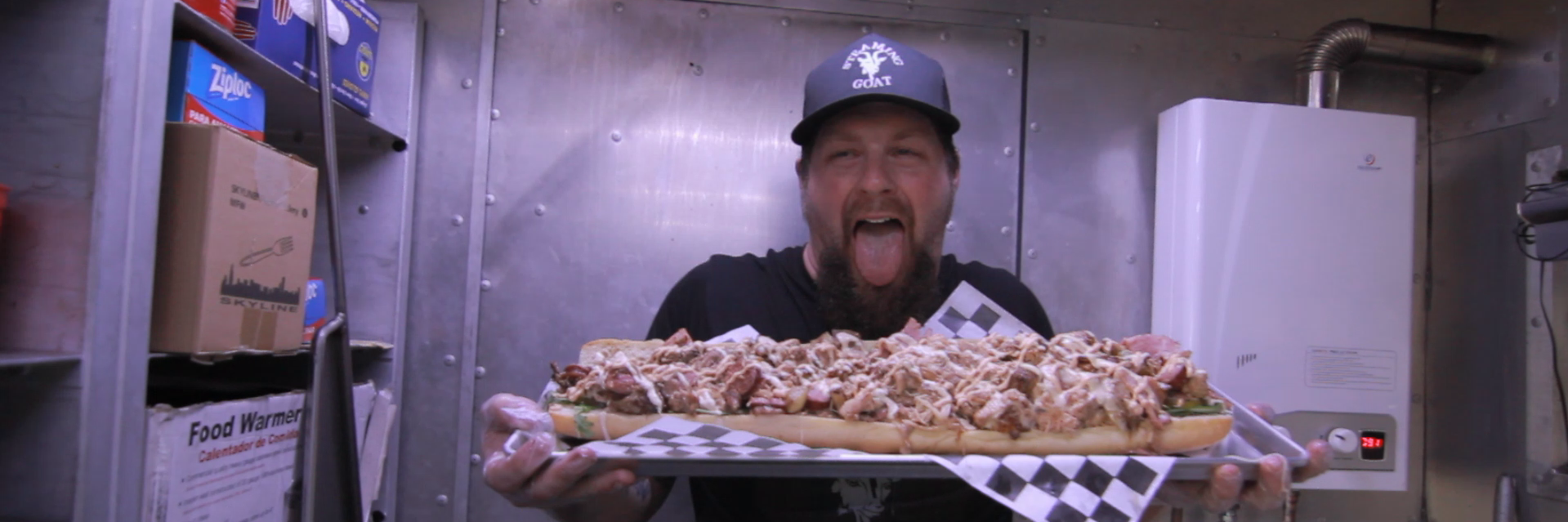 Steaming Goat banner