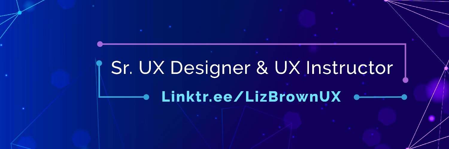 LizBrownUX's profile banner image