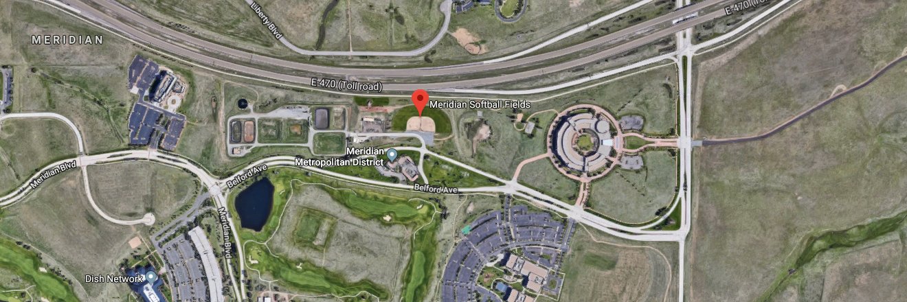 Meridian Softball banner